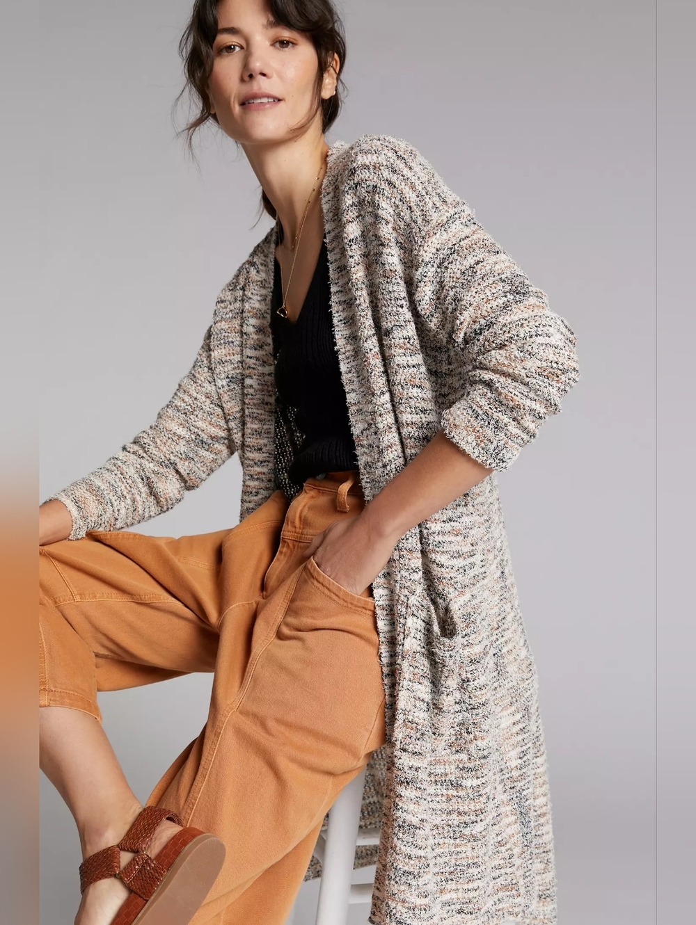 Anthropologie Pilcro Padma Space-Dyed Cardigan